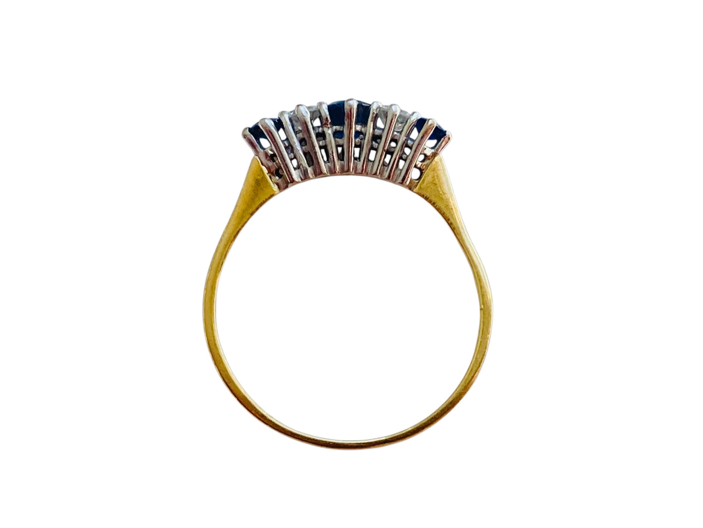 18ct Gold Sapphire & Diamond Ring