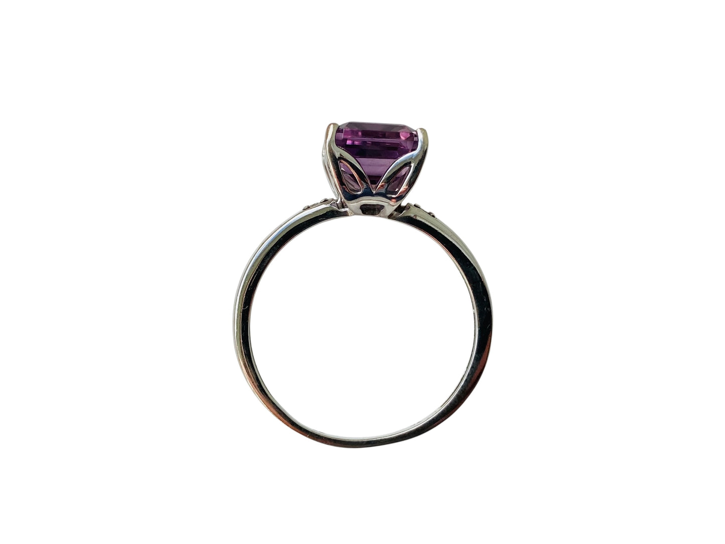 9ct Gold Ametrine & Diamond Ring