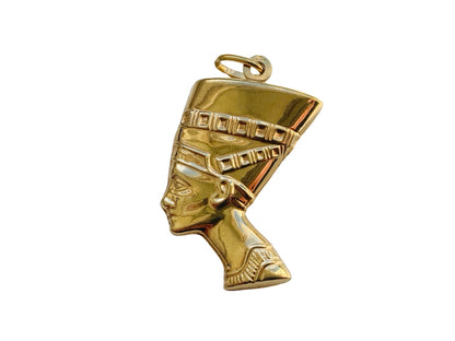 Vintage 9ct Gold Nefertiti Pendant