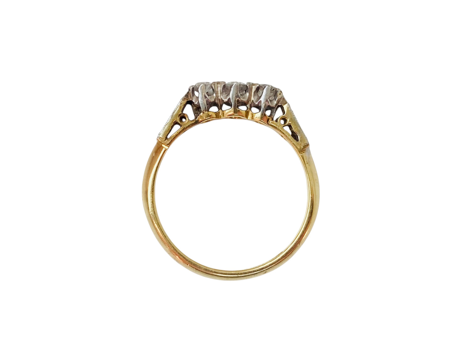 Vintage 18ct Gold Diamond Ring