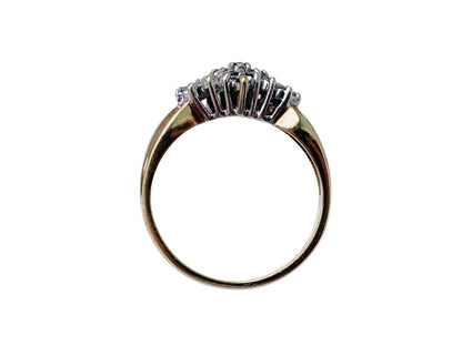 9ct Gold Sapphire & Diamond Ring