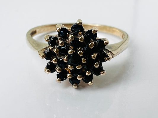 Vintage 9ct Gold Sapphire Ring