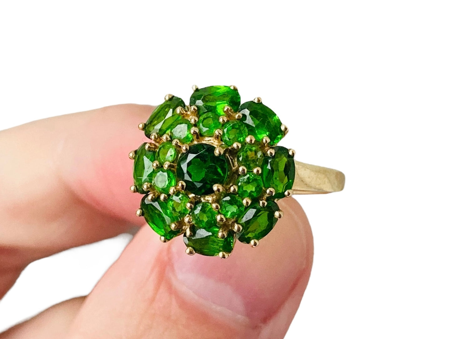 9ct Gold Diopside Ring