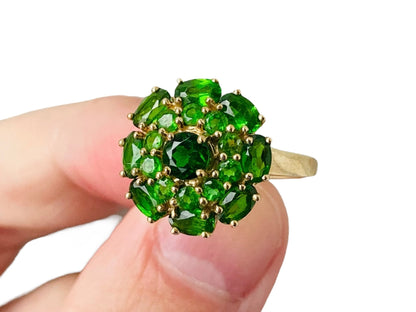 9ct Gold Diopside Ring