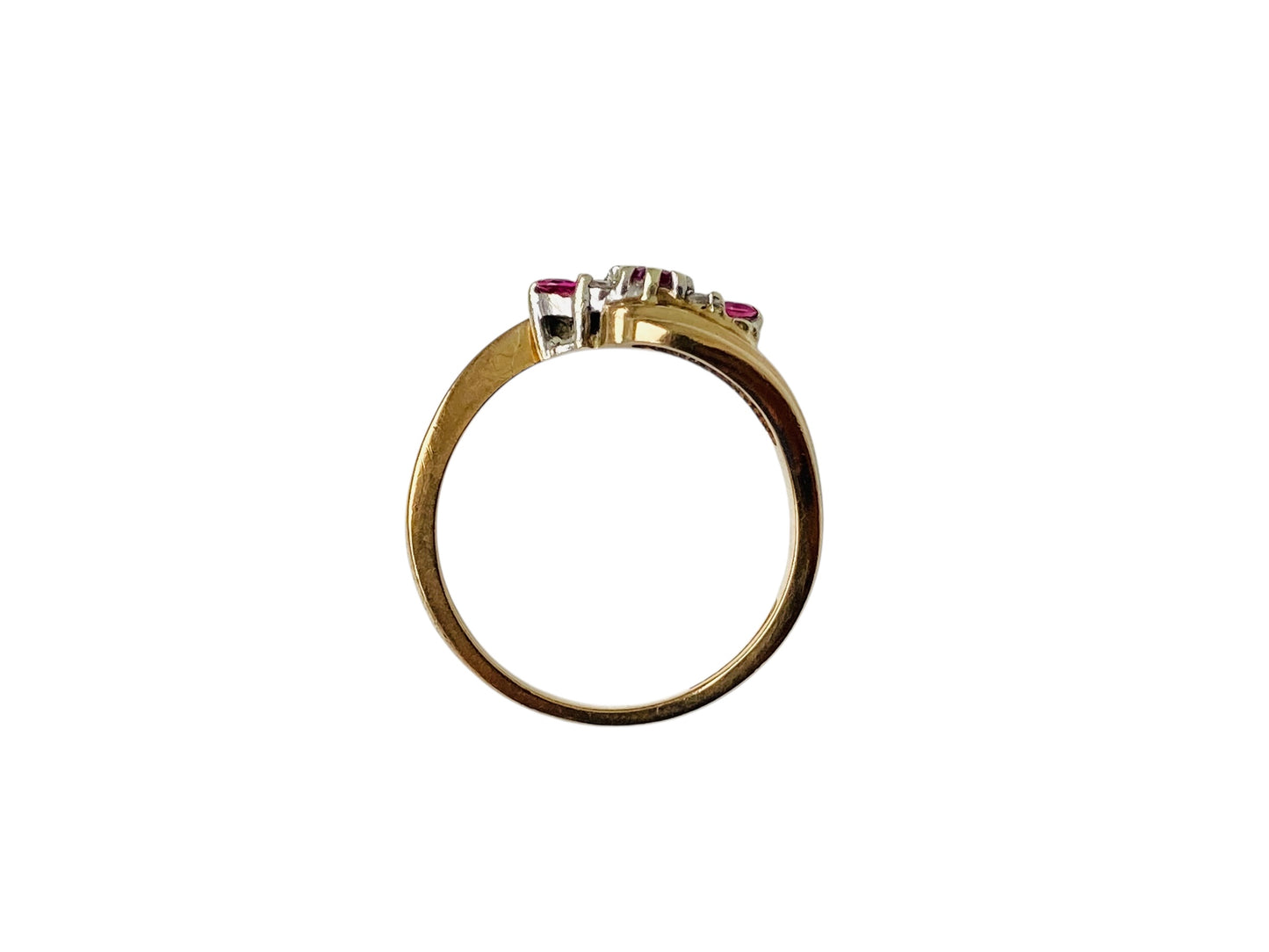 9ct Gold Ruby & Diamond Ring