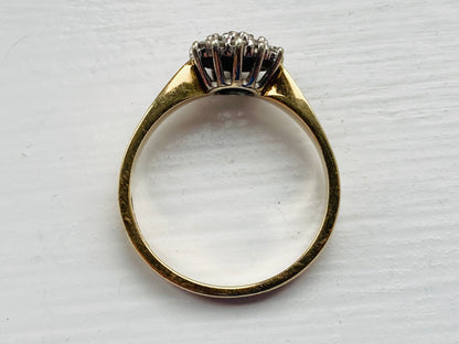 Vintage 9ct Gold Diamond Ring