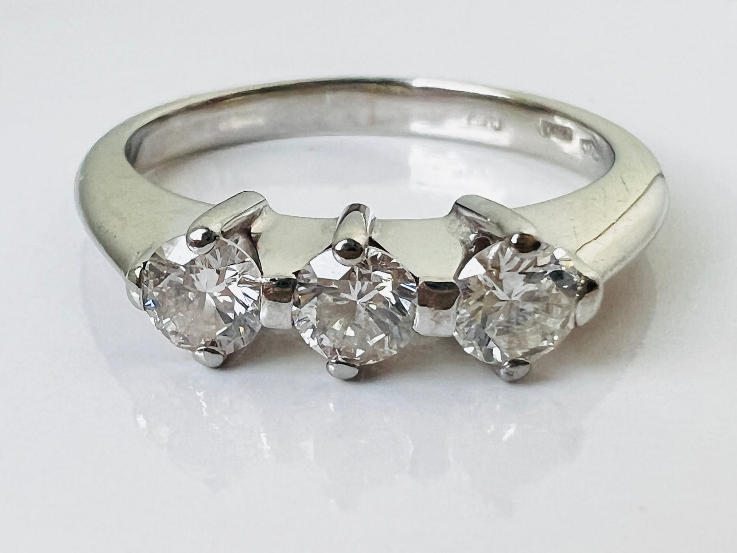18ct Gold Three-Stone Diamond Ring