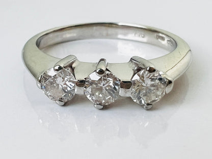 18ct Gold Three-Stone Diamond Ring