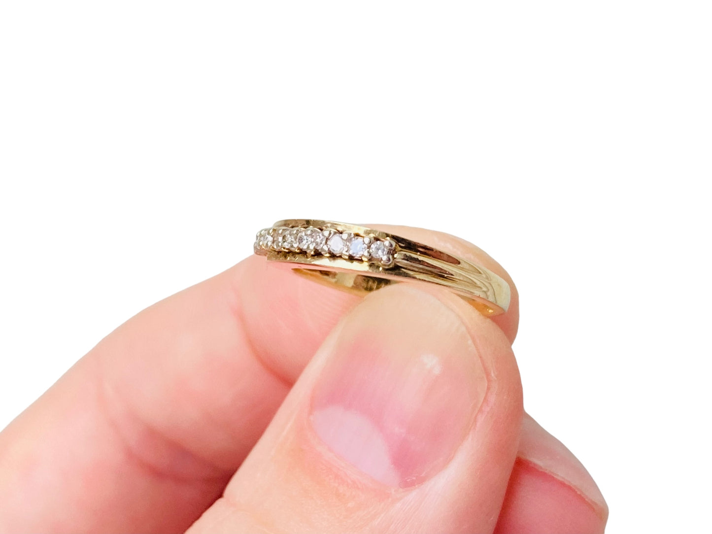 10ct Gold Diamond Ring