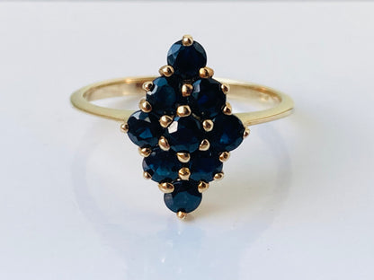 9ct Gold Sapphire Ring