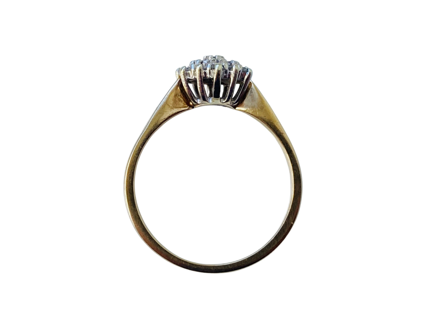 Vintage 9ct Gold Diamond Ring