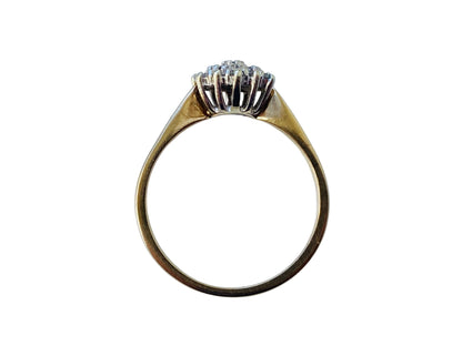 Vintage 9ct Gold Diamond Ring