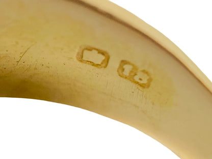 Antique 18ct Gold Belt Buckle Diamond Ring