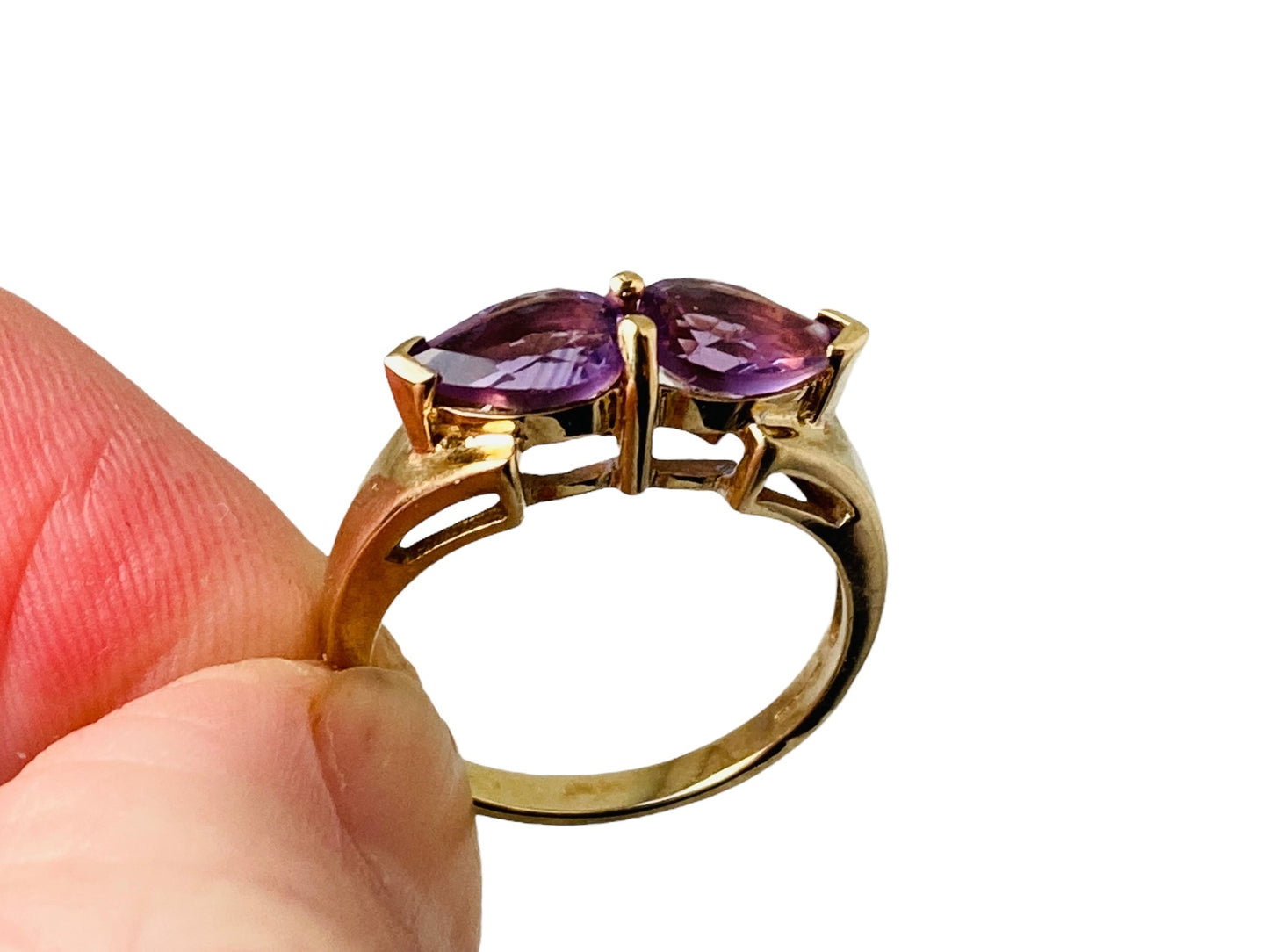 9ct Gold Amethyst Ring