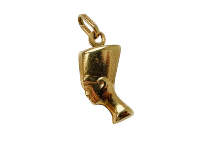 Vintage 9ct Gold Nefertiti Pendant