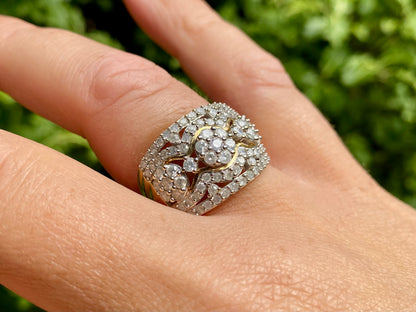 9ct Gold Diamond Ring