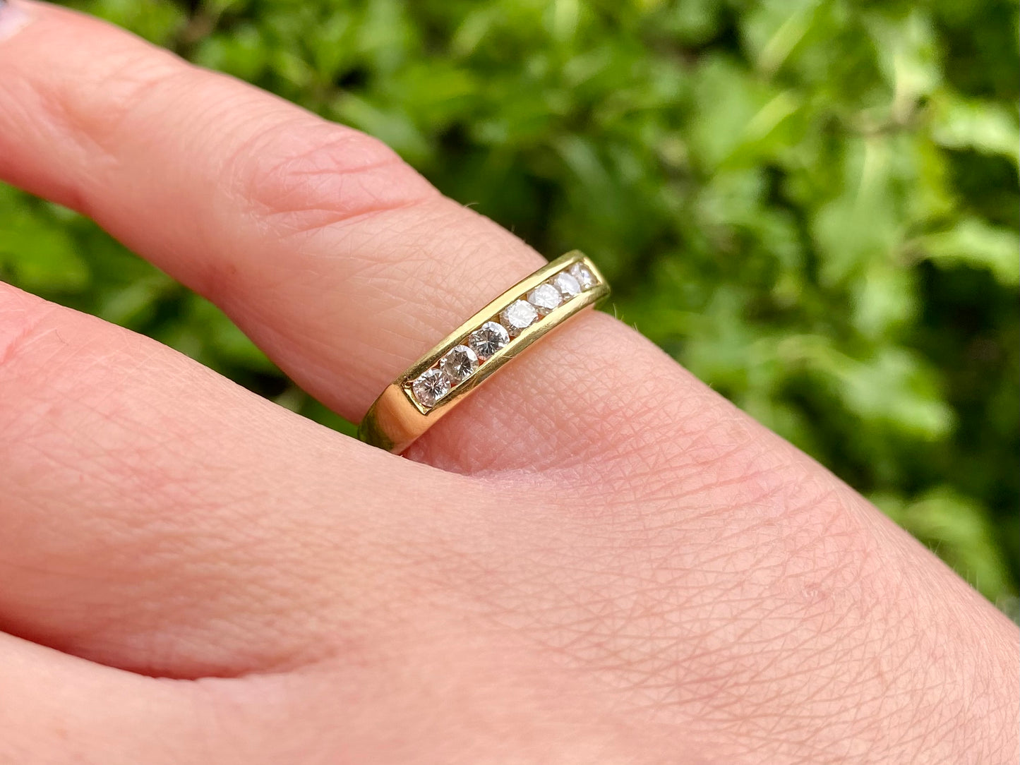 18ct Gold Seven-Stone 0.50ct Diamond Ring