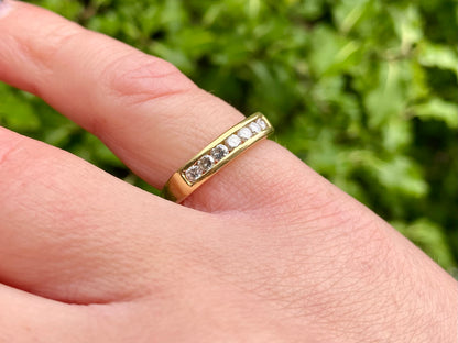 18ct Gold Seven-Stone 0.50ct Diamond Ring