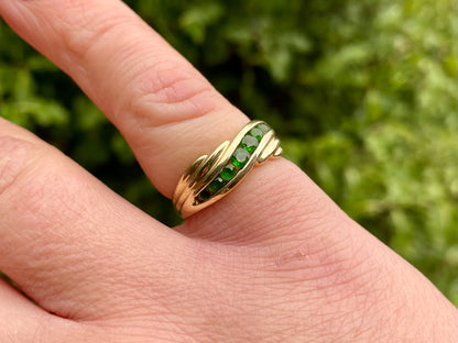 9ct Gold Diopside Ring