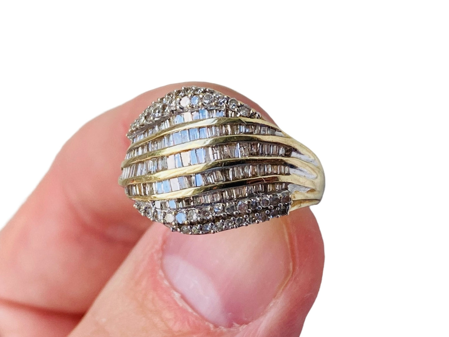 9ct Gold Diamond Ring