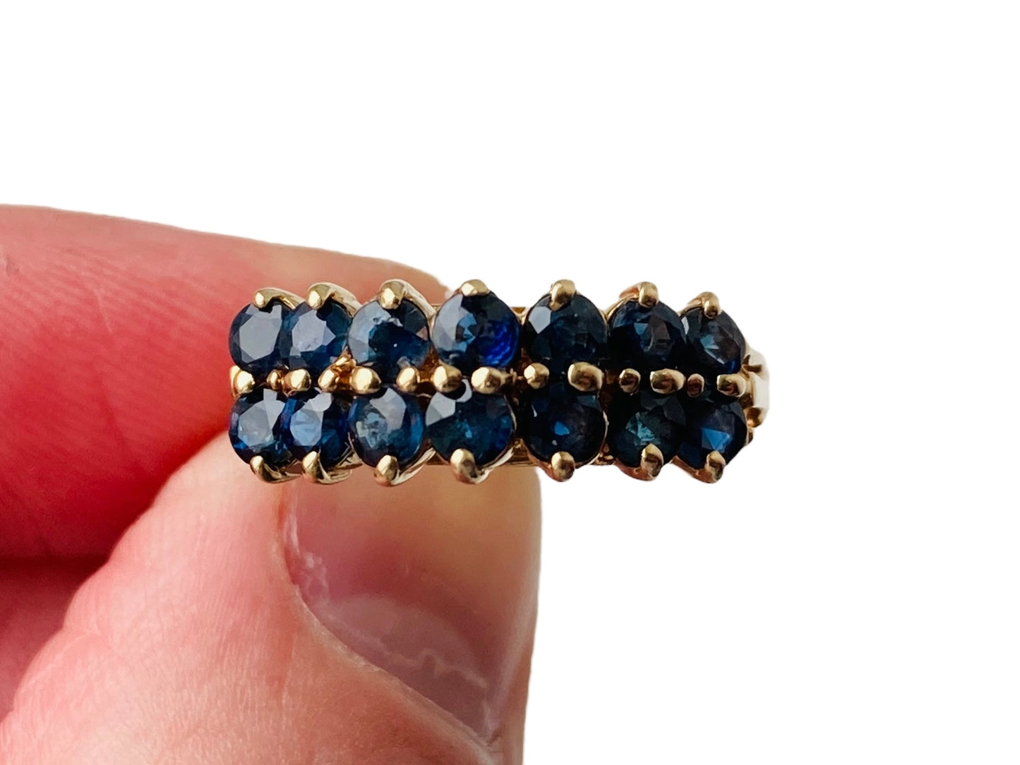 Vintage 9ct Gold Sapphire Ring