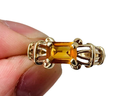 9ct Gold Citrine Ring