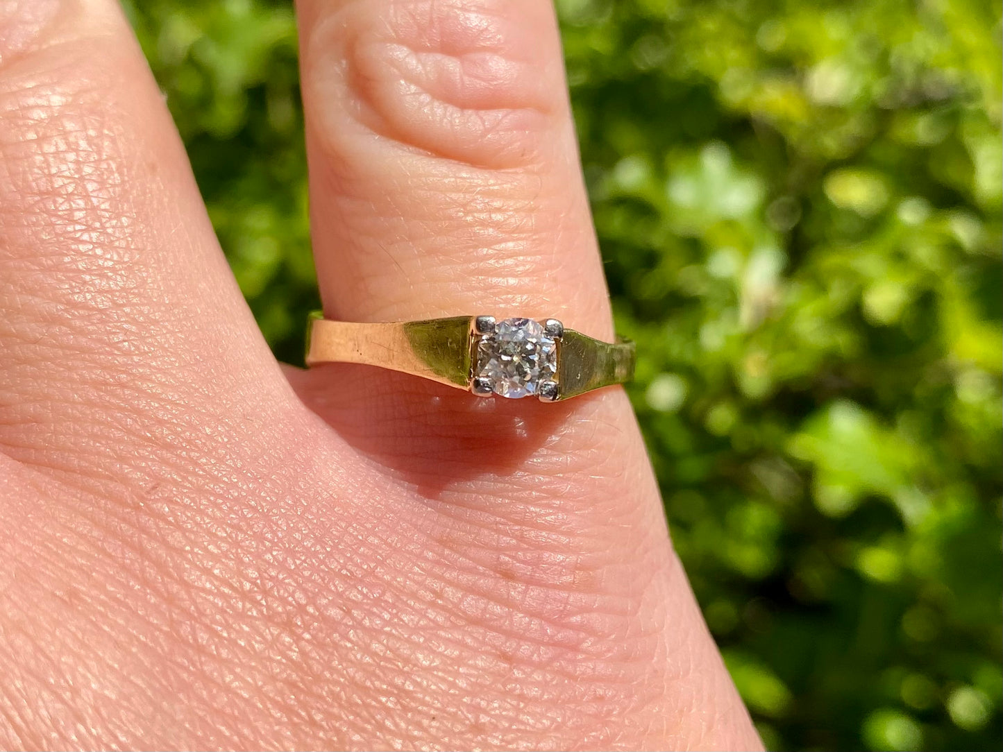 14ct Gold Diamond Ring