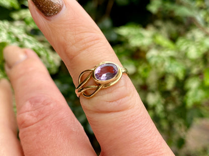 9ct Gold Amethyst Ring