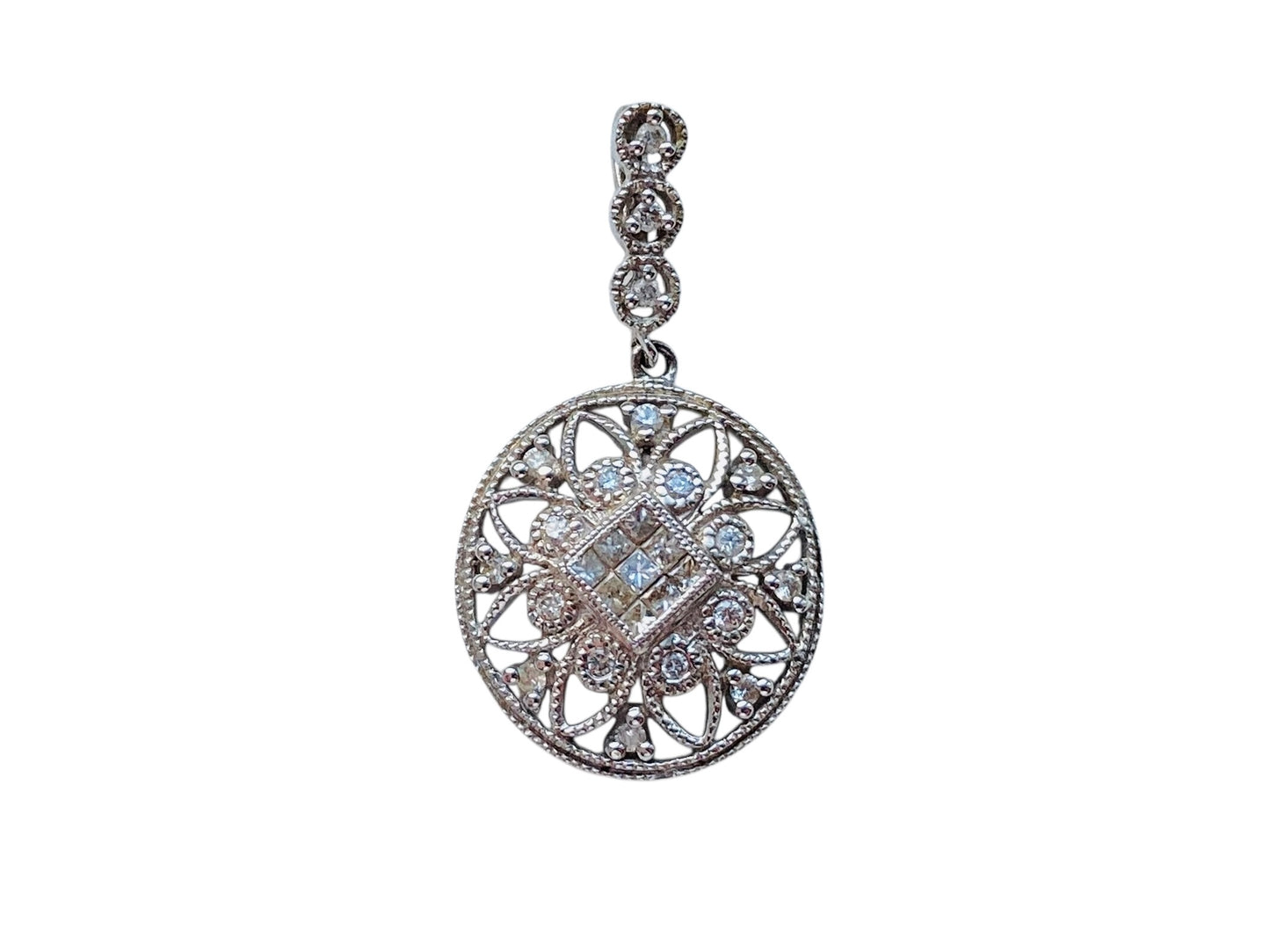 9ct Gold Diamond Pendant
