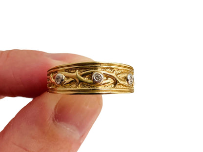 9ct Gold Diamond Ring
