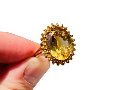 9ct Gold Citrine Ring