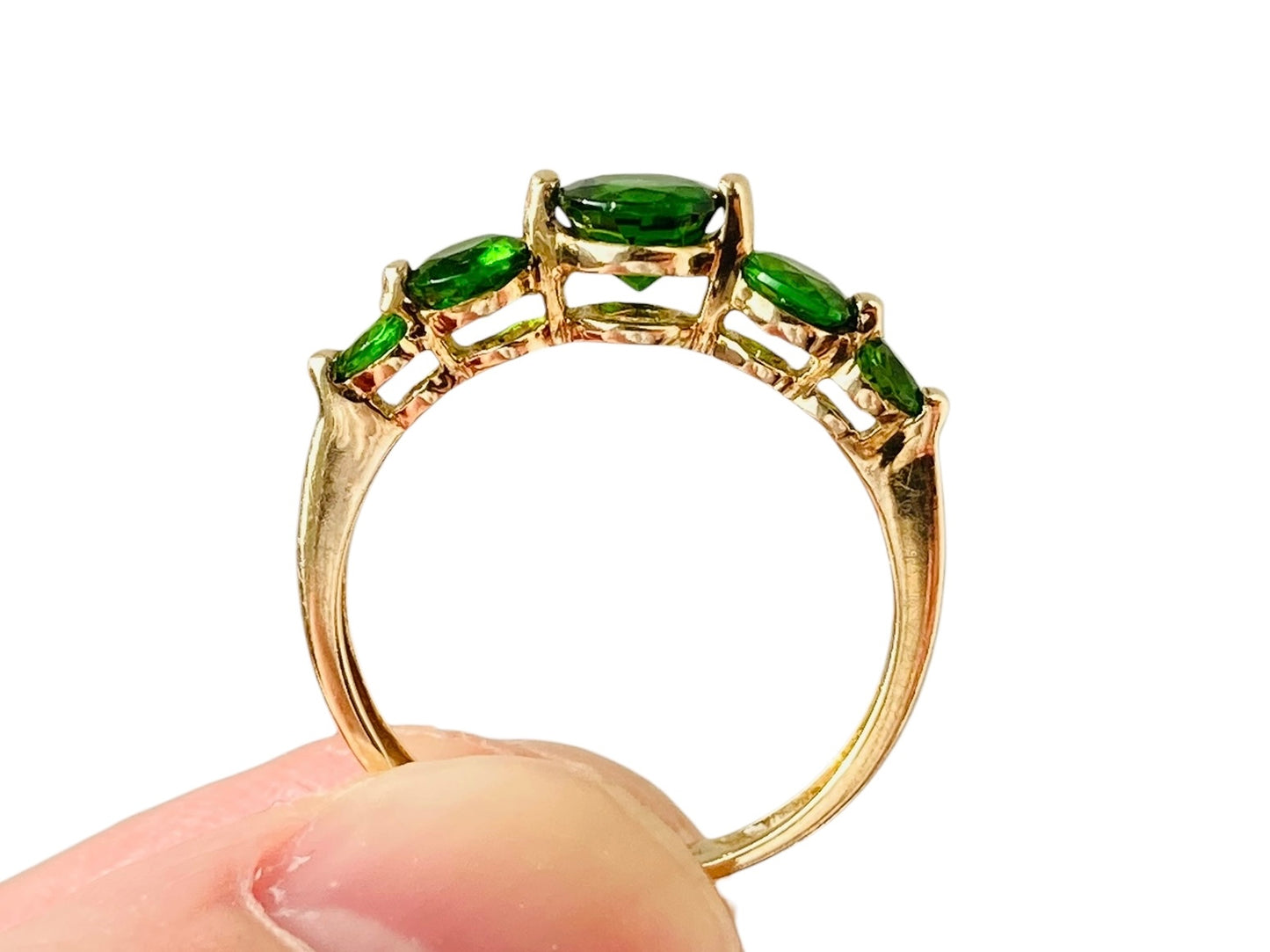 9ct Gold Diopside Ring