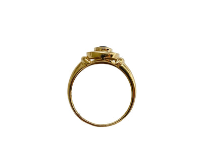 9ct Gold Sapphire & Diamond Ring