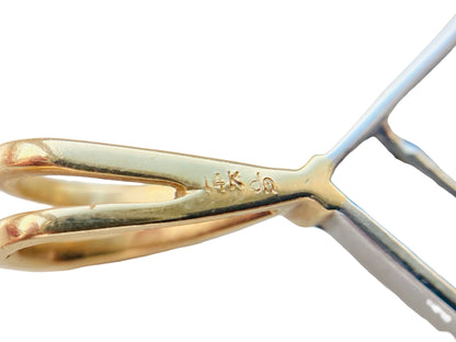 14ct Gold Diamond Pendant