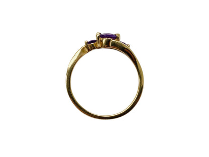 9ct Gold Amethyst Ring