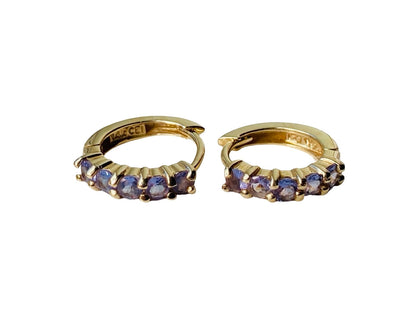 14ct Gold Tanzanite Earrings