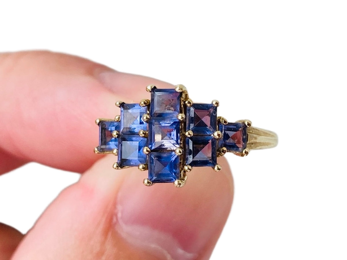 9ct Gold Iolite Ring