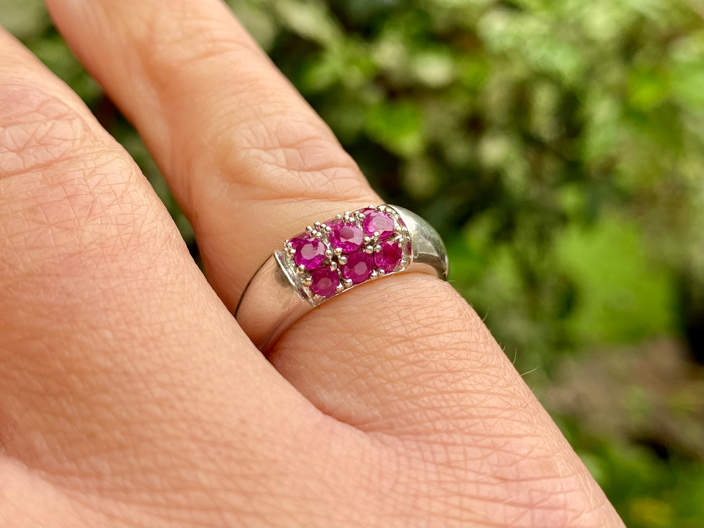 9ct Gold Pink Ruby Ring