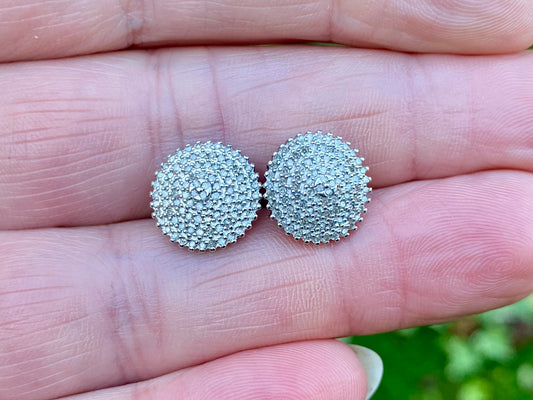 9ct Gold Diamond Earrings