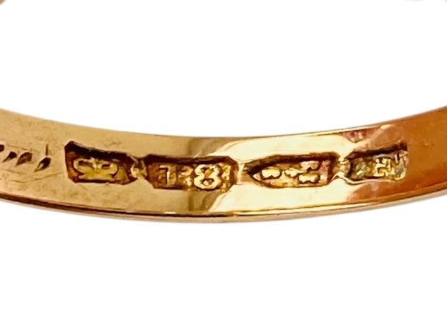 Antique Victorian 18ct Gold Five-Stone Diamond Ring