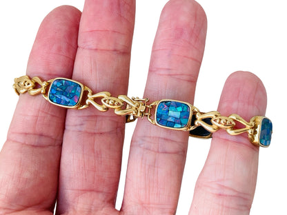 9ct Gold Opal Bracelet