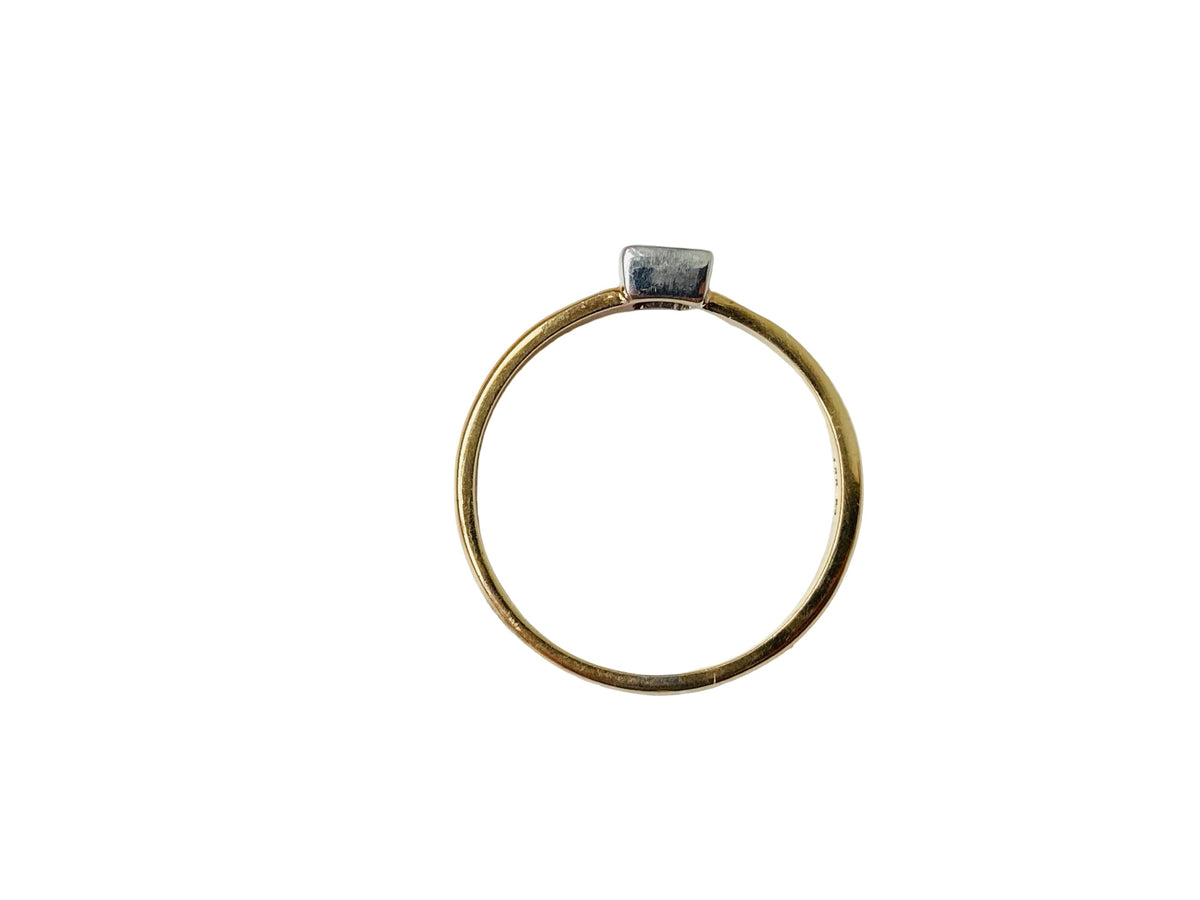 9ct Gold Diamond Solitaire Ring