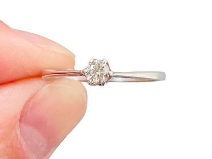 9ct Gold Diamond Solitaire Ring