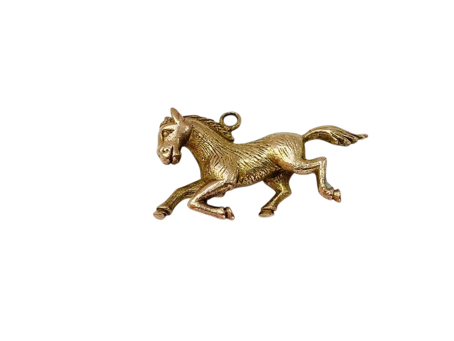 Vintage 9ct Gold Horse Pendant