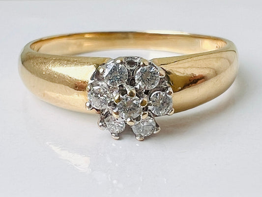 14ct Gold Diamond Ring