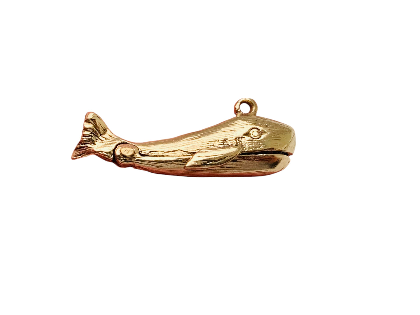 Vintage 9ct Gold Jonah & The Whale Charm or Pendant