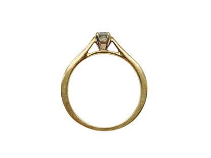 9ct Gold 0.15ct Diamond Solitaire Ring