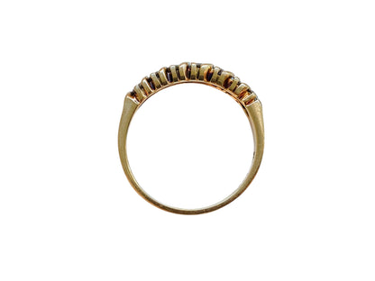 9ct Gold Seven-Stone Champagne Diamond Ring