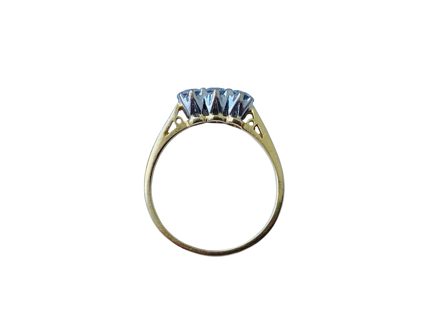 18ct Gold Three-Stone Diamond Ring