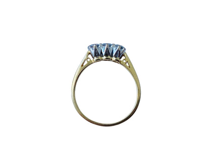 18ct Gold Three-Stone Diamond Ring